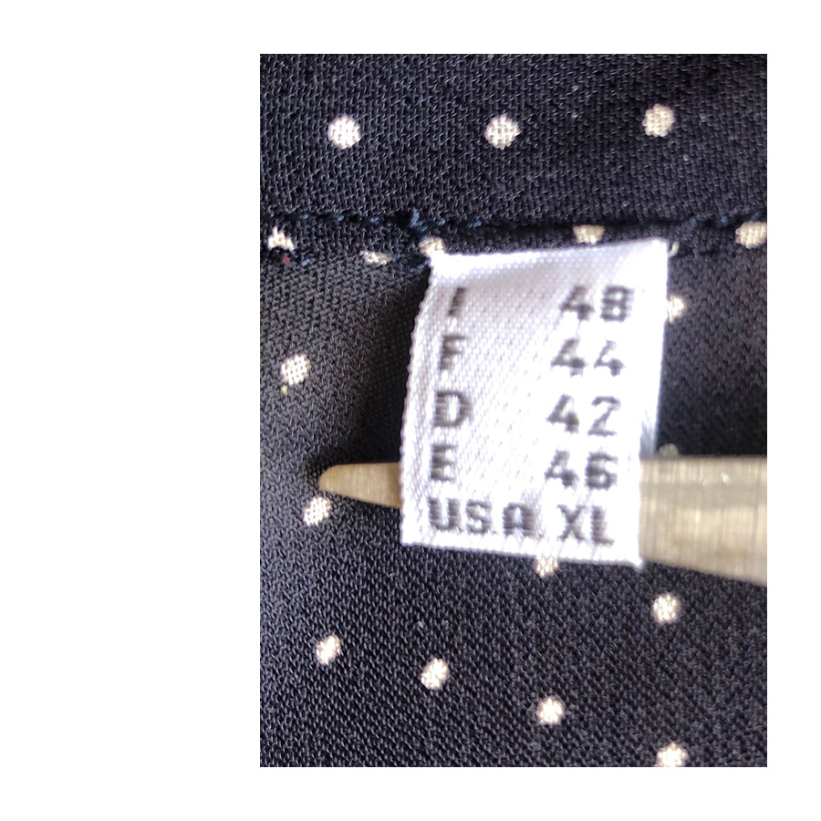 VINTAGE UNSIGNED Camicia in Chiffon