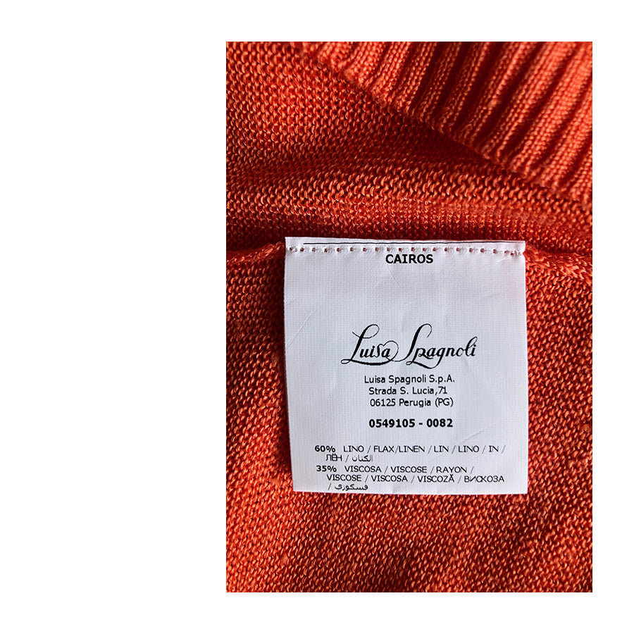 LUISA SPAGNOLI Blusa in Lino e Viscosa