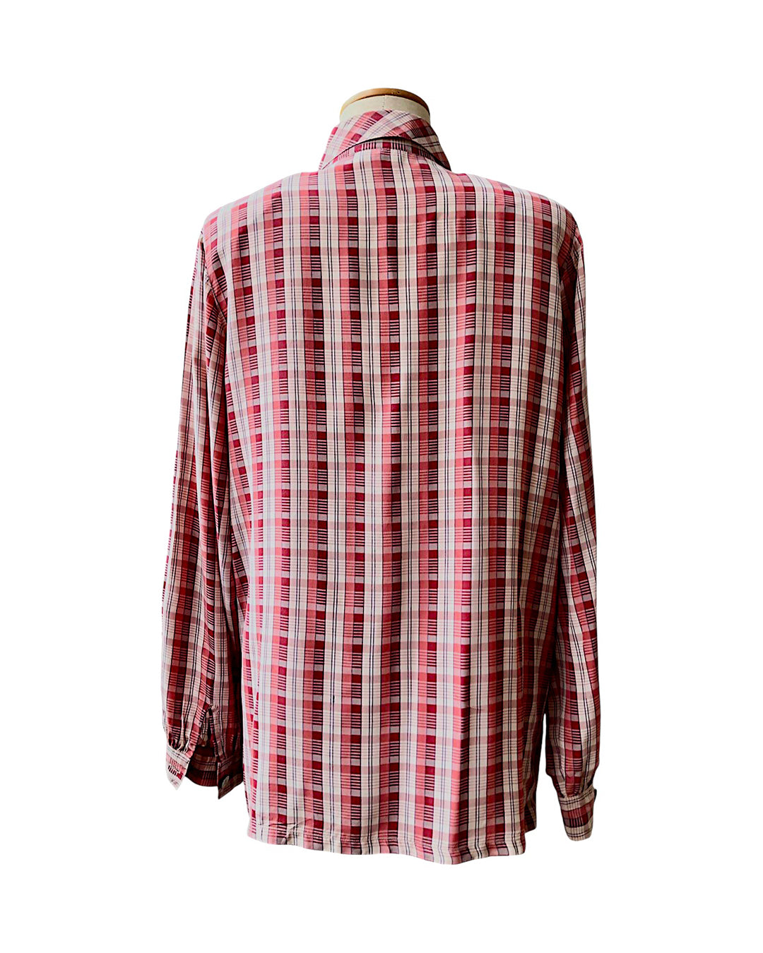 VINTAGE UNSIGNED Camicia Oversize in Seta