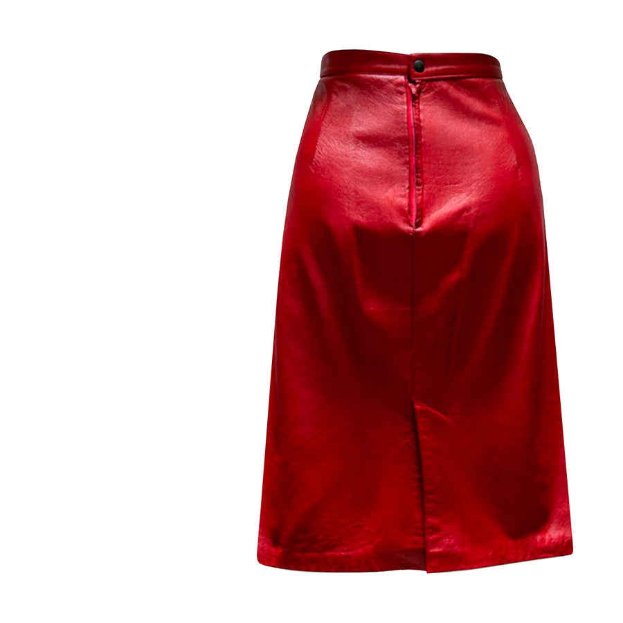 VINTAGE UNSIGNED Gonna in Pelle