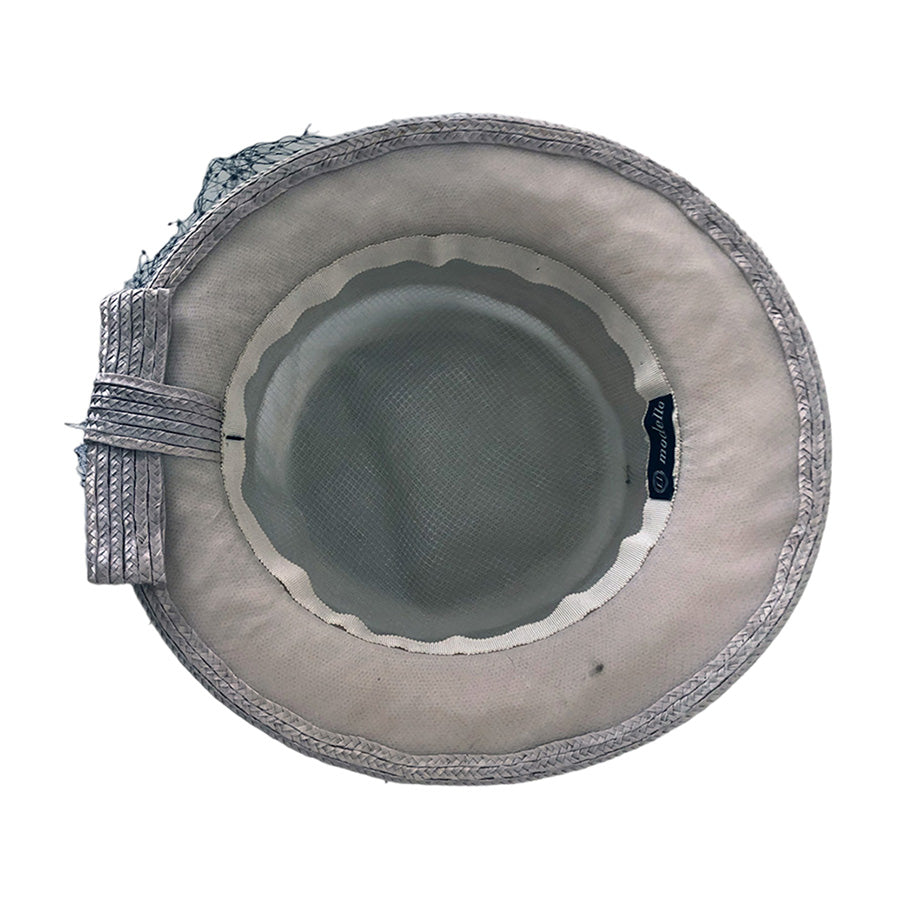 VINTAGE UNSIGNED Cappello con Veletta