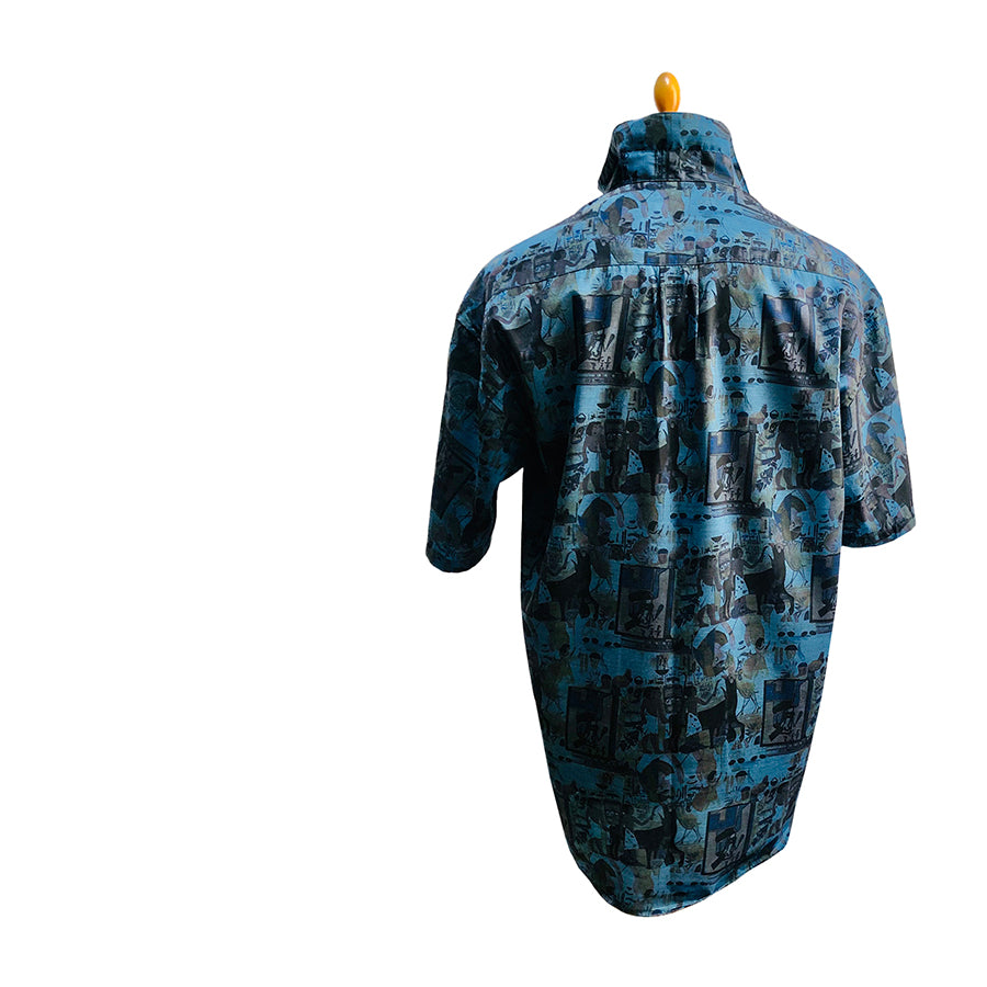 VINTAGE UNSIGNED Aloha Silk Shirt