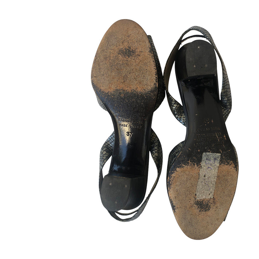 GUIDO PASQUALI Slingback in Rettile