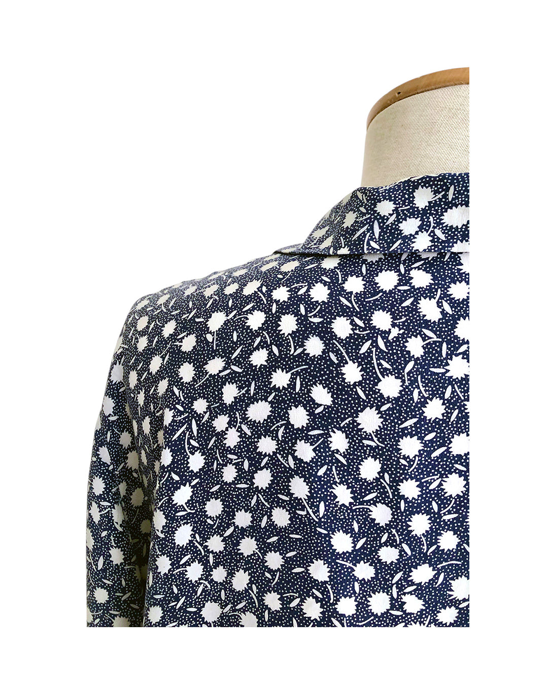 VINTAGE UNSIGNED Camicia Oversize in Seta