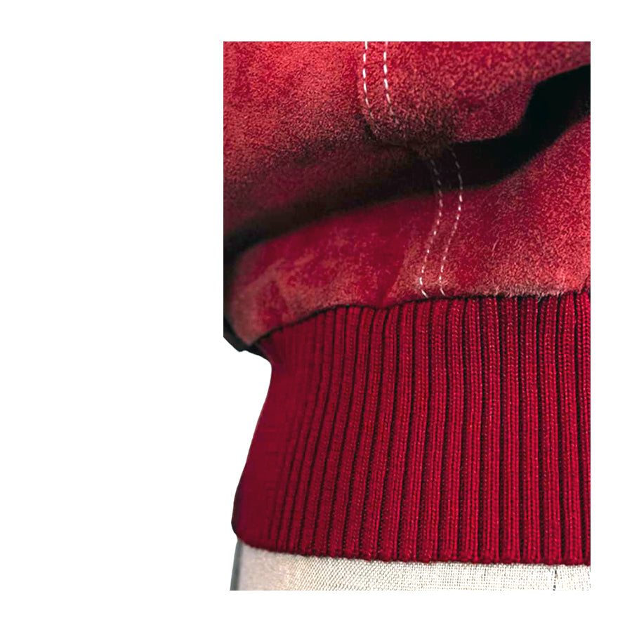 BELFE Bomber in Suede