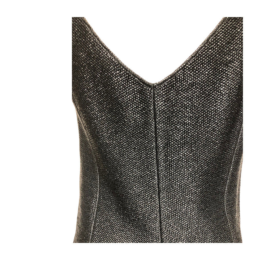 GENNY Abito in Cotone Effetto Rafia