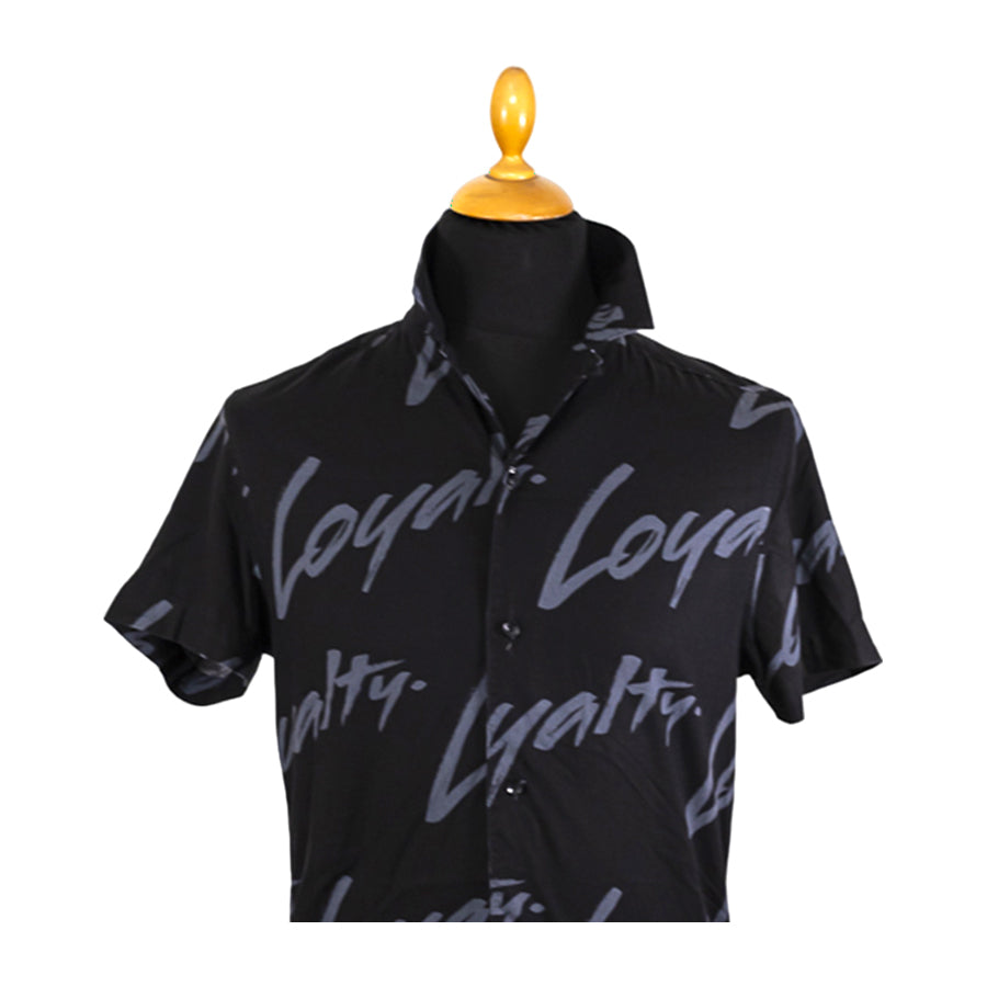 BLACK SQUAD Aloha Shirt