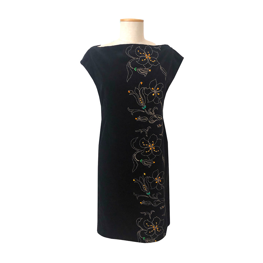 VINTAGE SARTORIALE Tubino in Velluto