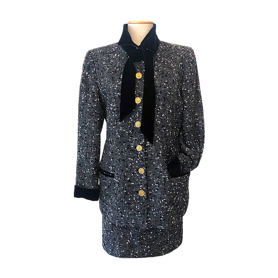 EMANUEL UNGARO Completo in Lana Bouclè