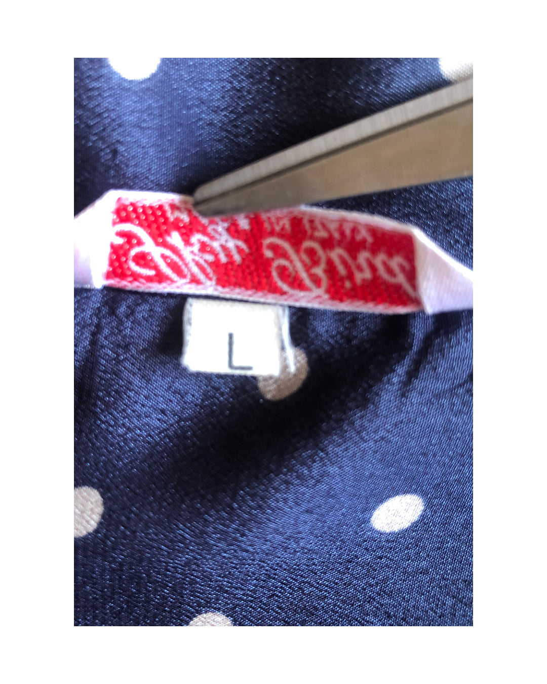 VINTAGE UNSIGNED Camicia in Seta