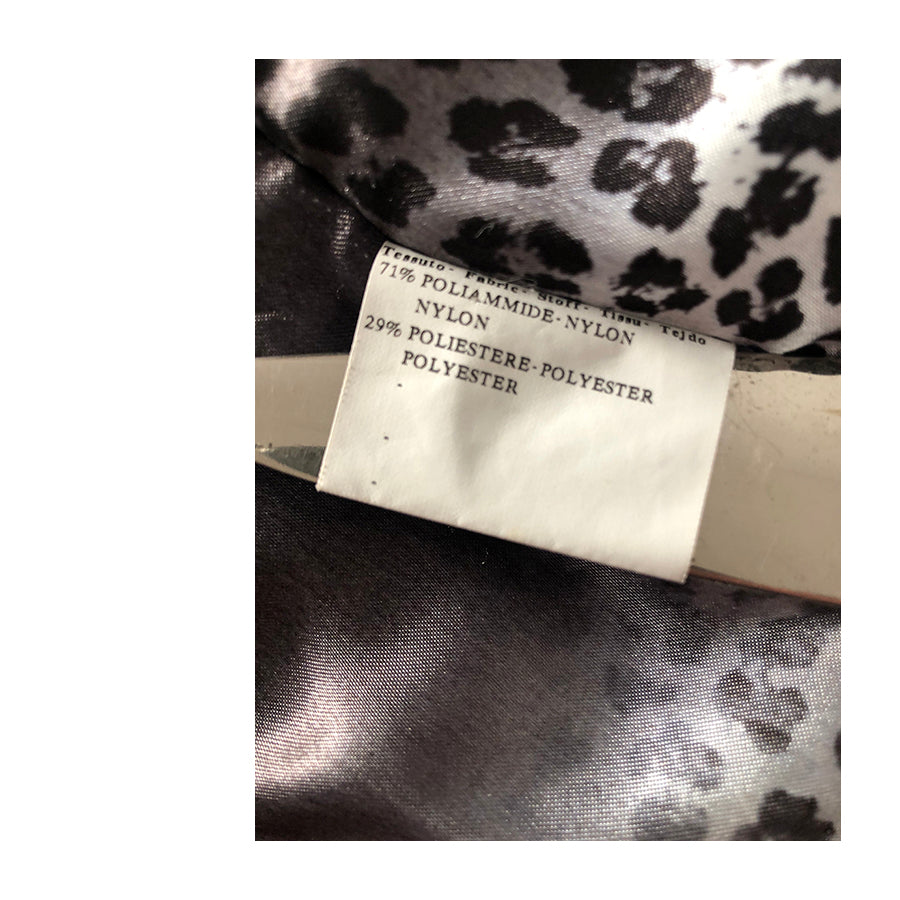 VINTAGE UNSIGNED Piumino con Volpe Naturale