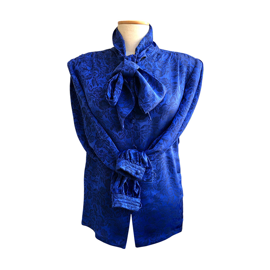 VINTAGE UNSIGNED Camicia in Seta