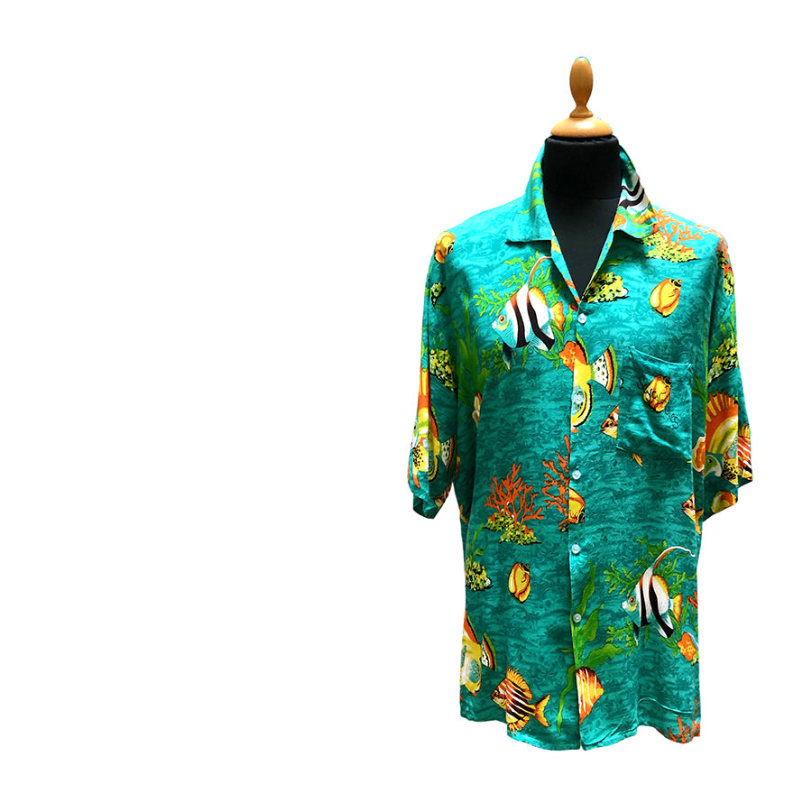 VINTAGE UNSIGNED Aloha Shirt