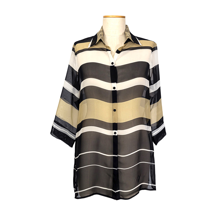 DIANA GALLESI Casacca in Tessuto Trasparente