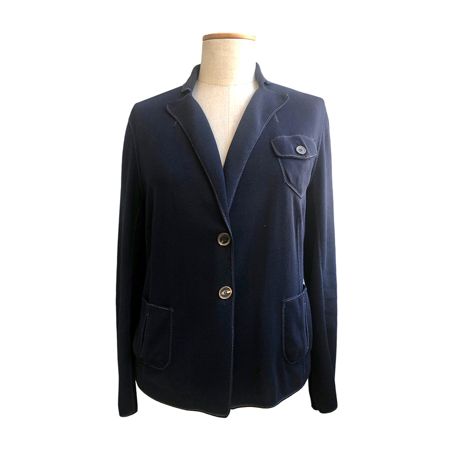 BRUNELLO CUCINELLI Blazer in Maglina di Cotone