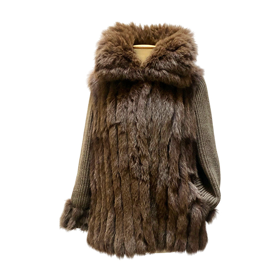 WANDEL Giaccone in Maglia e Visone