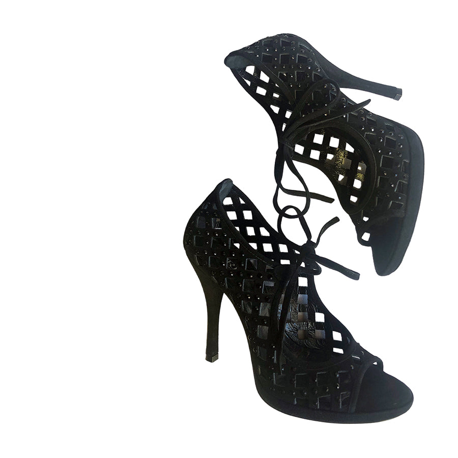 ETRE Décolleté in Camoscio