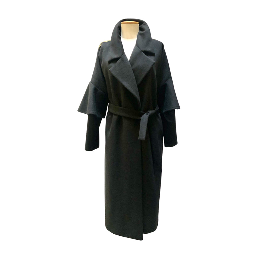 THINK & BELIEVE Wrap Coat
