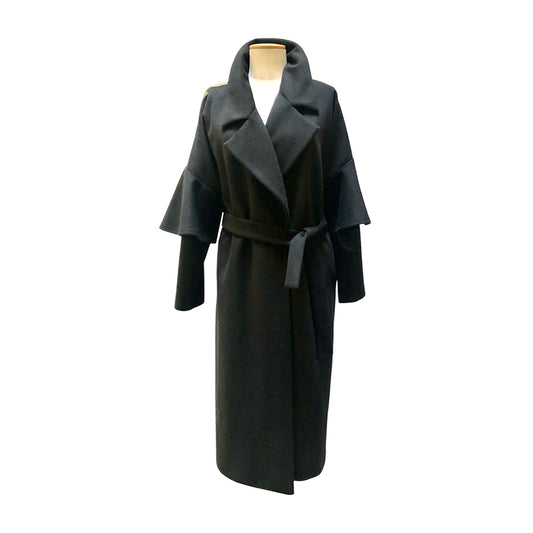THINK & BELIEVE Wrap Coat