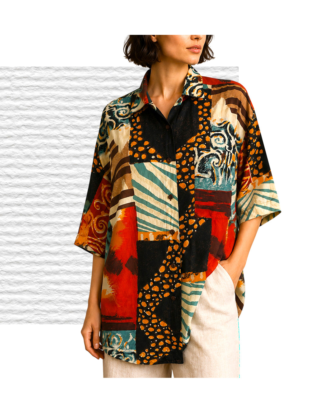 JANE ASHLEY Camicia in Seta