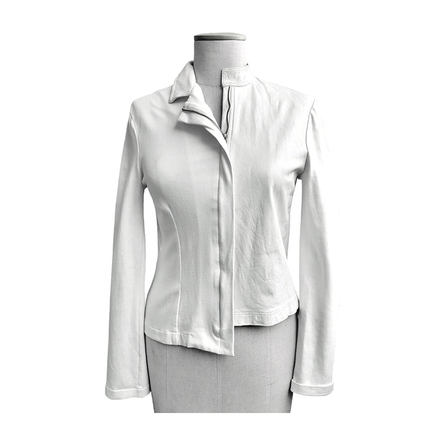 LIVIANA CONTI Giacca in Jersey e Ecopelle