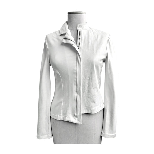 LIVIANA CONTI Giacca in Jersey e Ecopelle