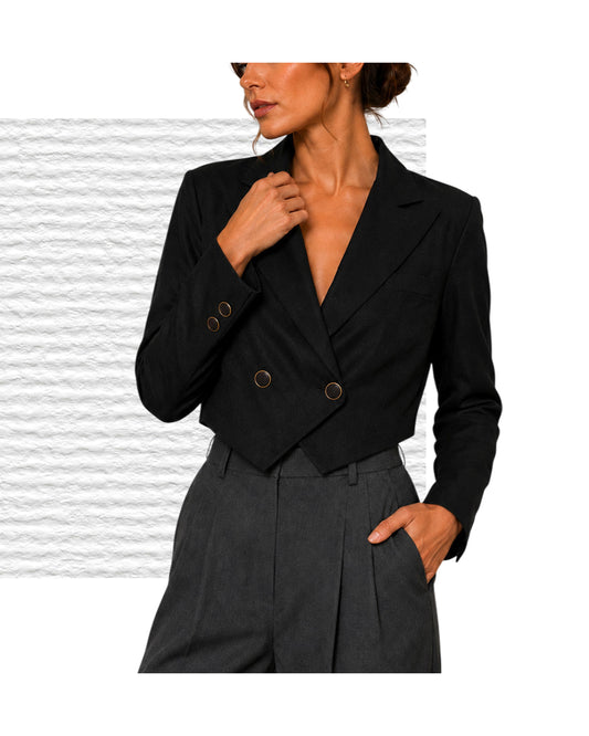 VINTAGE UNSIGNED Blazer in Lino