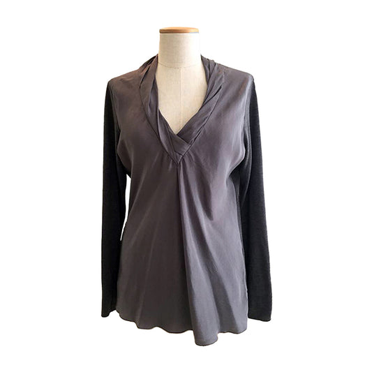 TRUSSARDI JEANS Blusa in Seta e Cotone