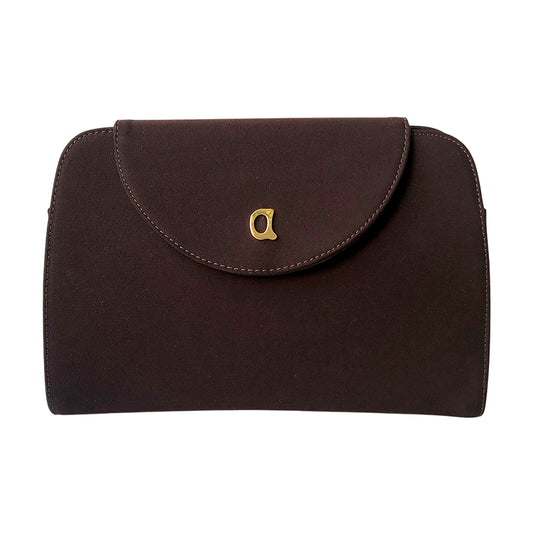 VINTAGE UNSIGNED Clutch in Tessuto