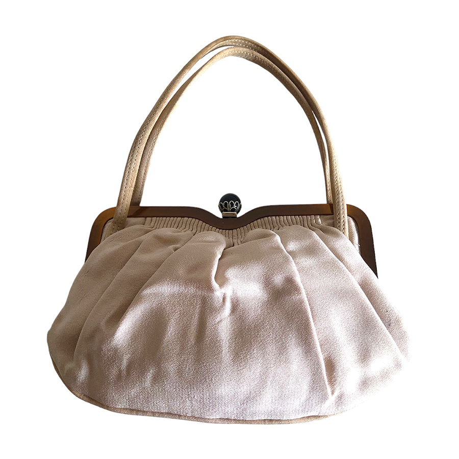 VINTAGE UNSIGNED Handbag in Tessuto