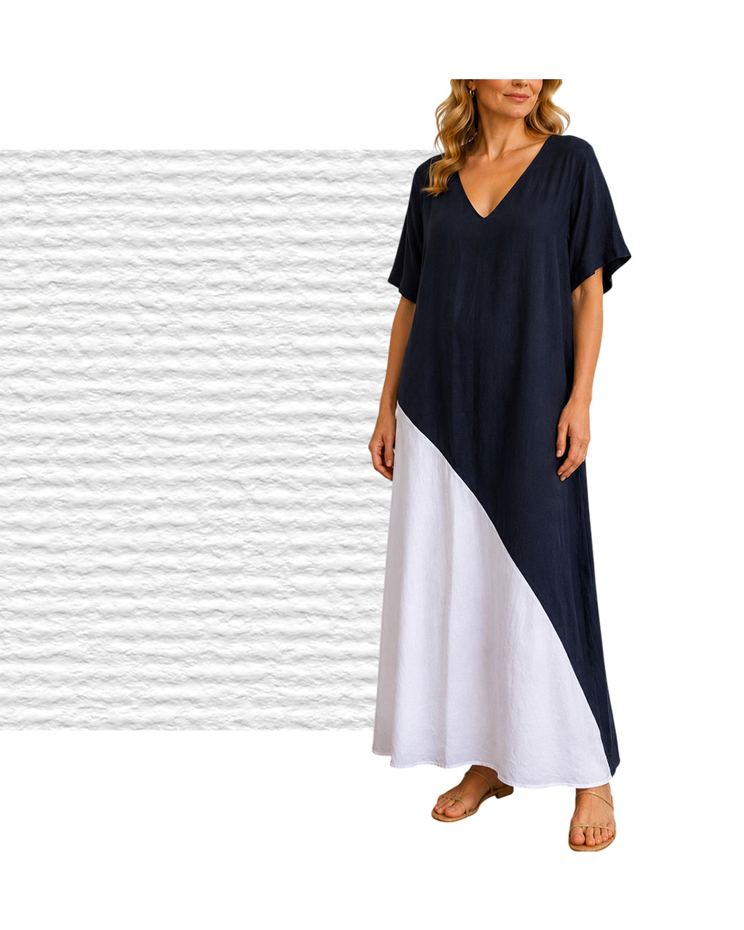 MAX MARA WEEKEND Abito in Lino e Crepe