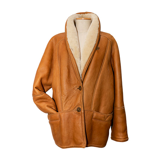 VINTAGE UNSIGNED Shearling Oversize