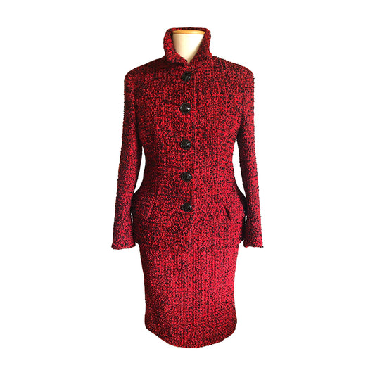 GIANNI VERSACE COUTURE Completo in Lana Bouclè