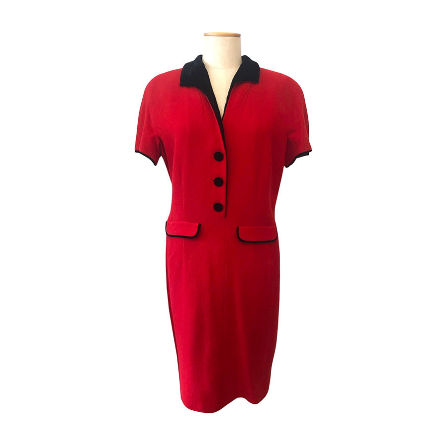 PINUCCIA BOTONDI Abito in Crepe di Lana