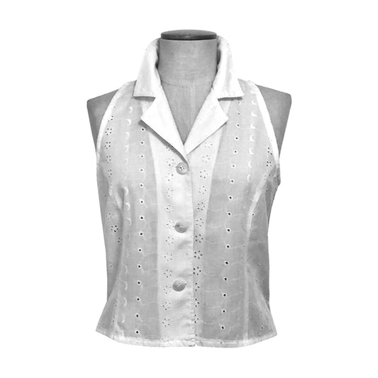 VINTAGE SARTORIALE Top in Sangallo