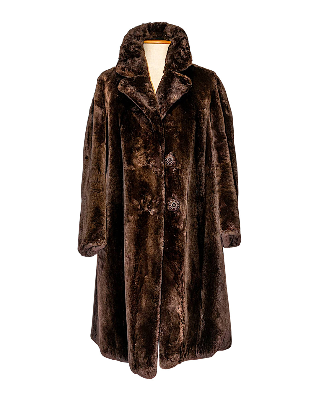 VINTAGE UNSIGNED Pelliccia in Castoro