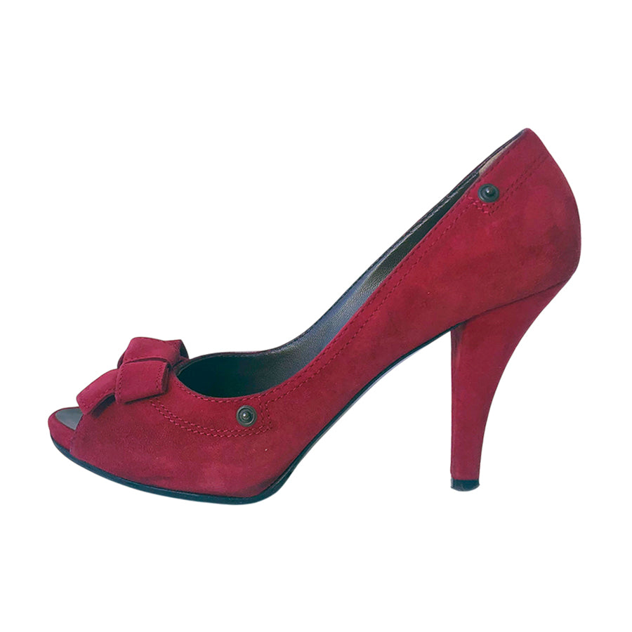 LELLA BALDI Open Toe in Camoscio