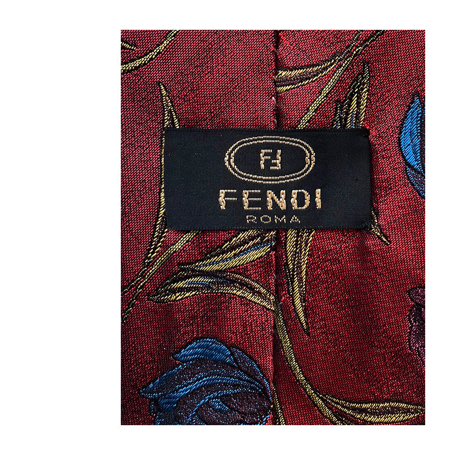 FENDI Cravatta in Seta Pura