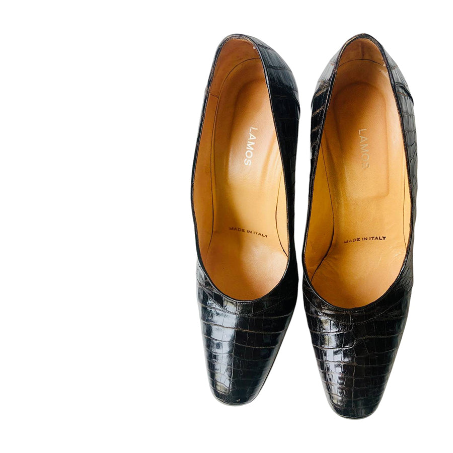 LAMOS Décolleté in Rettile