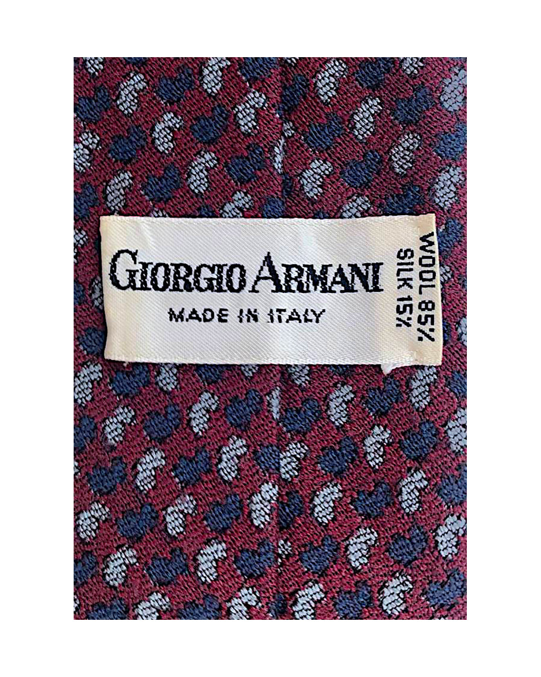 GIORGIO ARMANI Cravatta in Lana e Seta