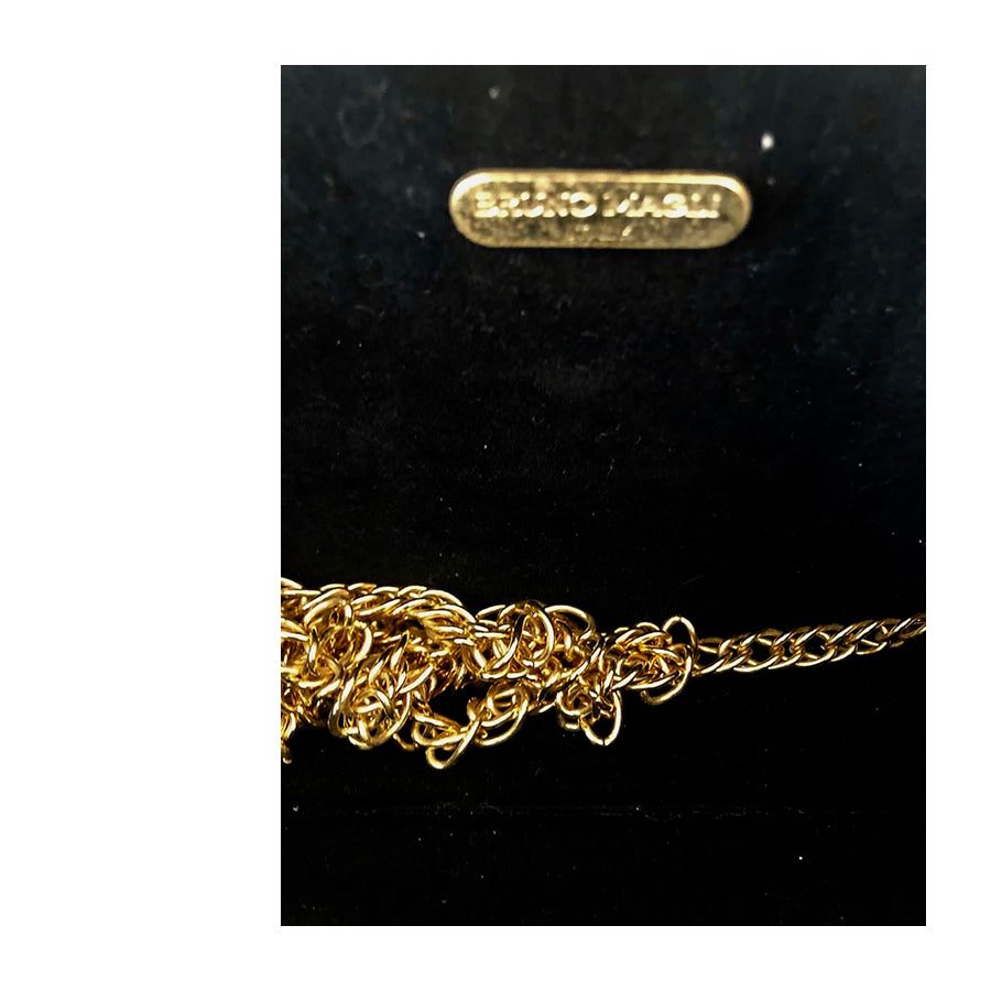 BRUNO MAGLI Clutch in Tessuto con Catena