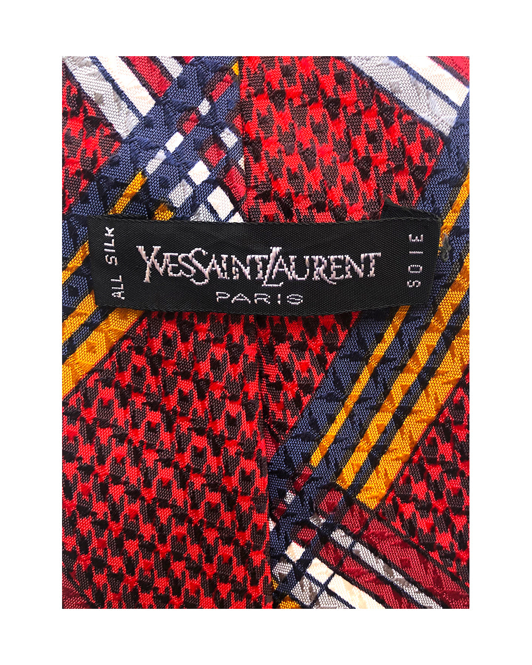 YVES SAINT LAURENT Cravatta in Seta
