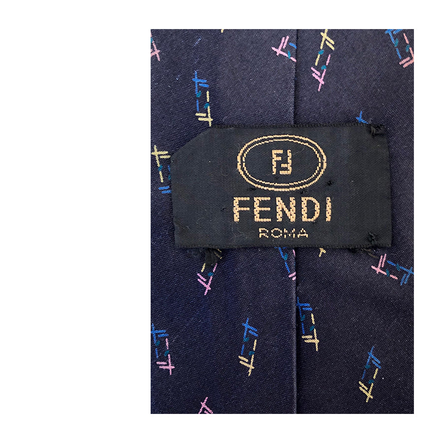 FENDI Cravatta in Seta Pura