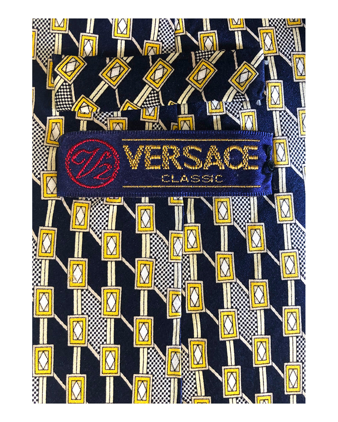 VERSACE Cravatta in Seta Pura