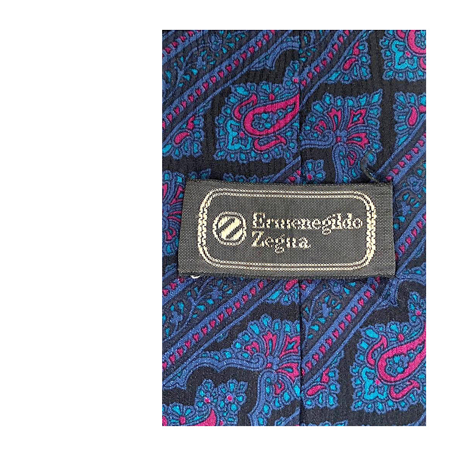 ERMENEGILDO ZEGNA Cravatta in Seta Pura
