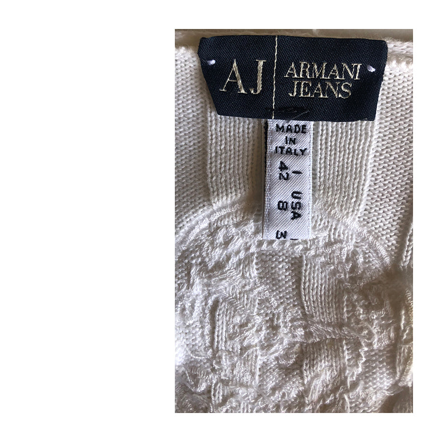 ARMANI JEANS Pull Cardigan in Cotone