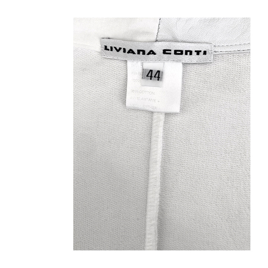 LIVIANA CONTI Giacca in Jersey e Ecopelle