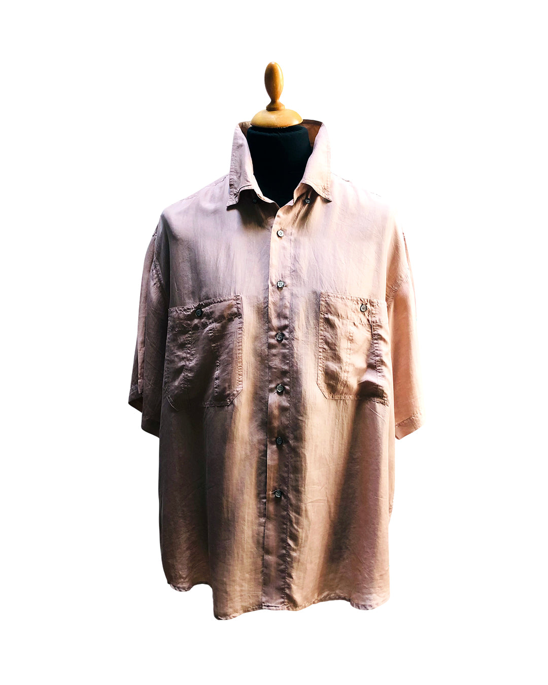 VINTAGE UNSIGNED Camicia in Seta