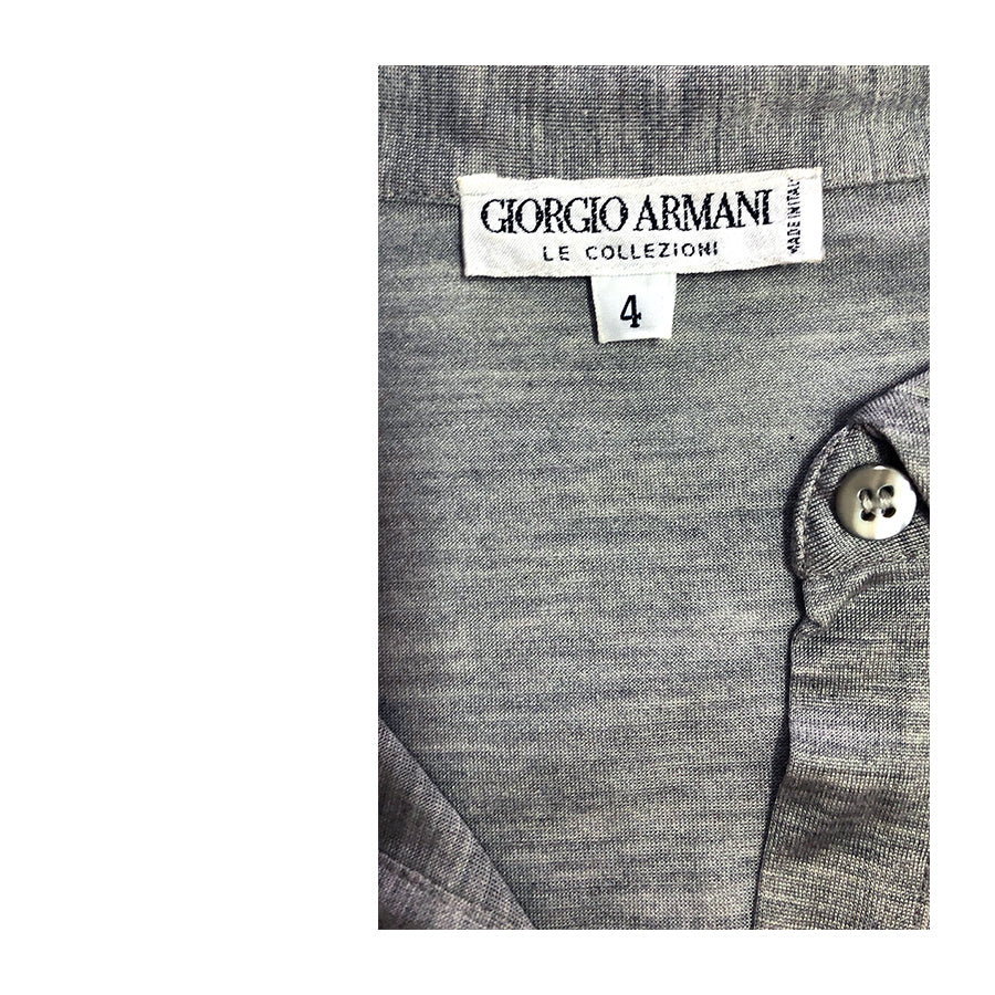 GIORGIO ARMANI Polo in Maglina di Seta