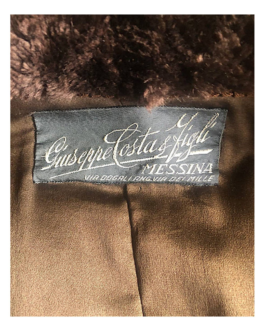 VINTAGE UNSIGNED Pelliccia in Castoro